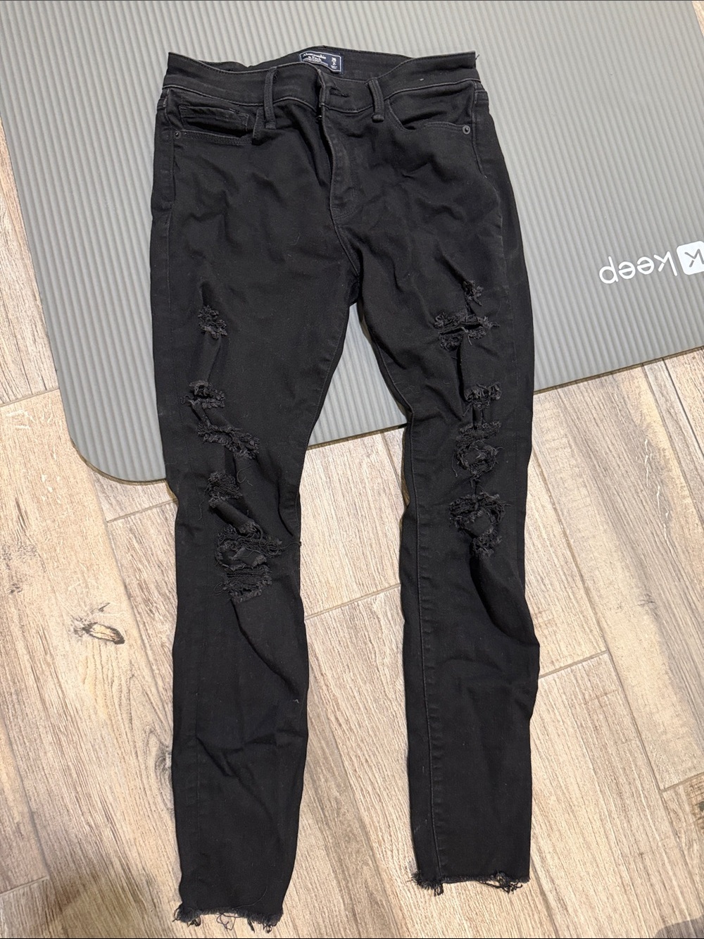 Abercrombie & Fitch Harper Super Skinny Jeans - Black